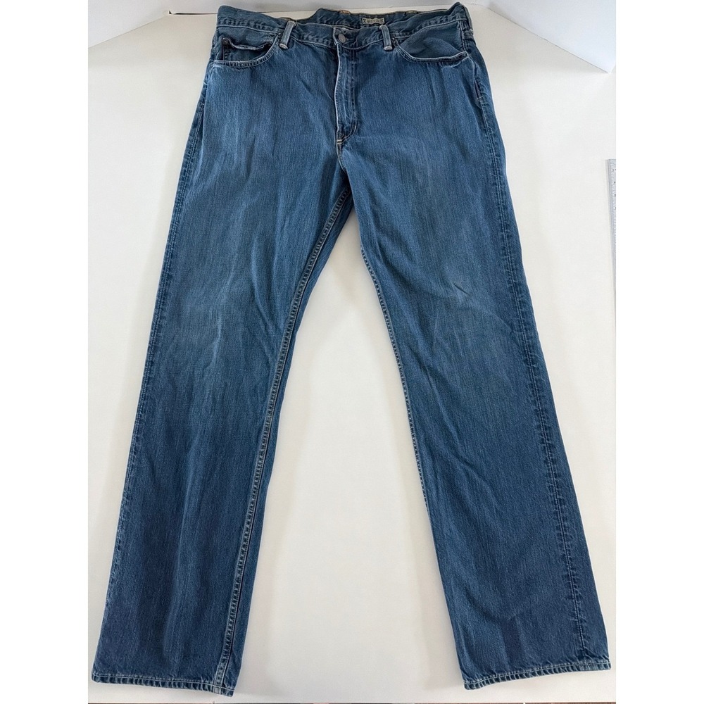 Vintage Polo Ralph Lauren Mens Straight Leg Jeans 40 Tall x 36 100% Cotton Denim